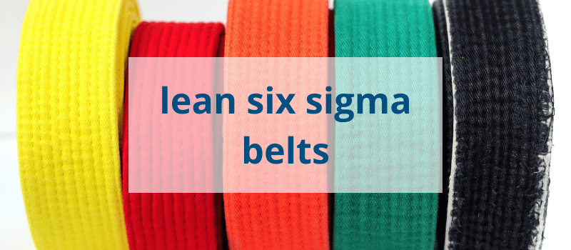 Lean Six Sigma Belts