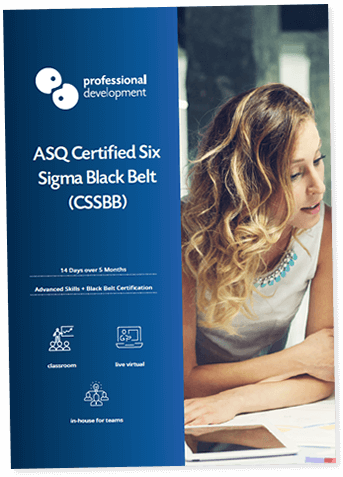 Six Sigma Black Belt Training Brochure